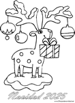 Dibujos de Navidad 2025 Reno